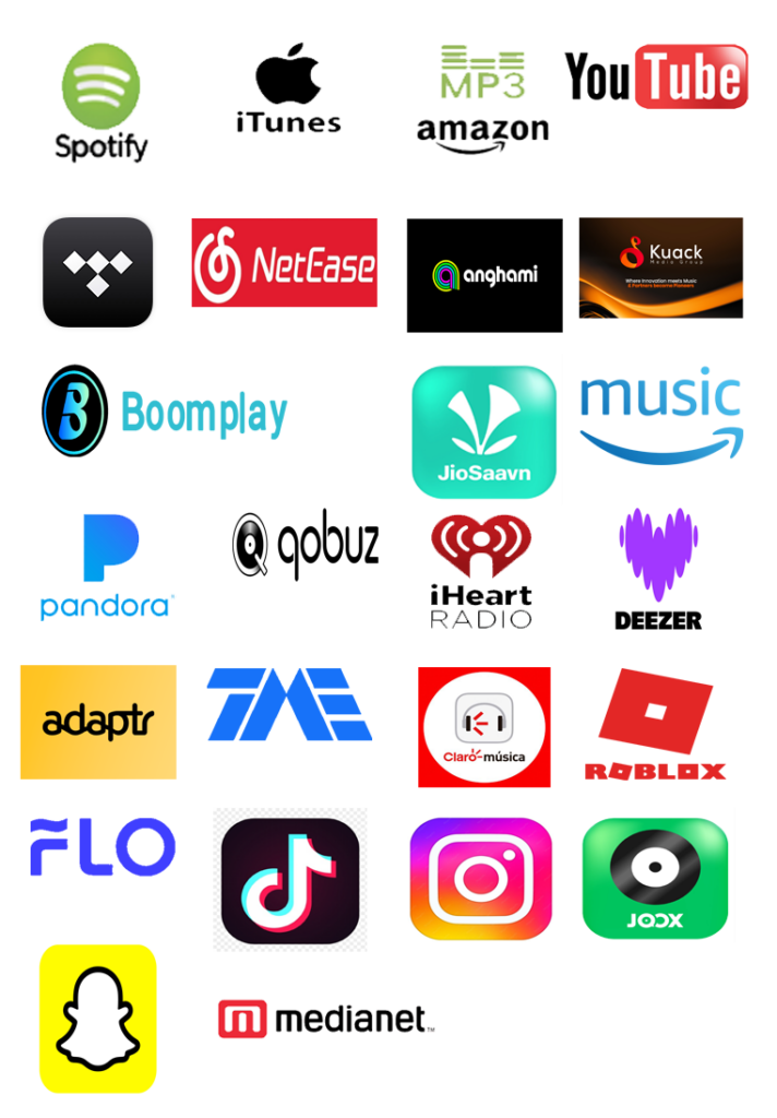 Streaming Platforms Logos